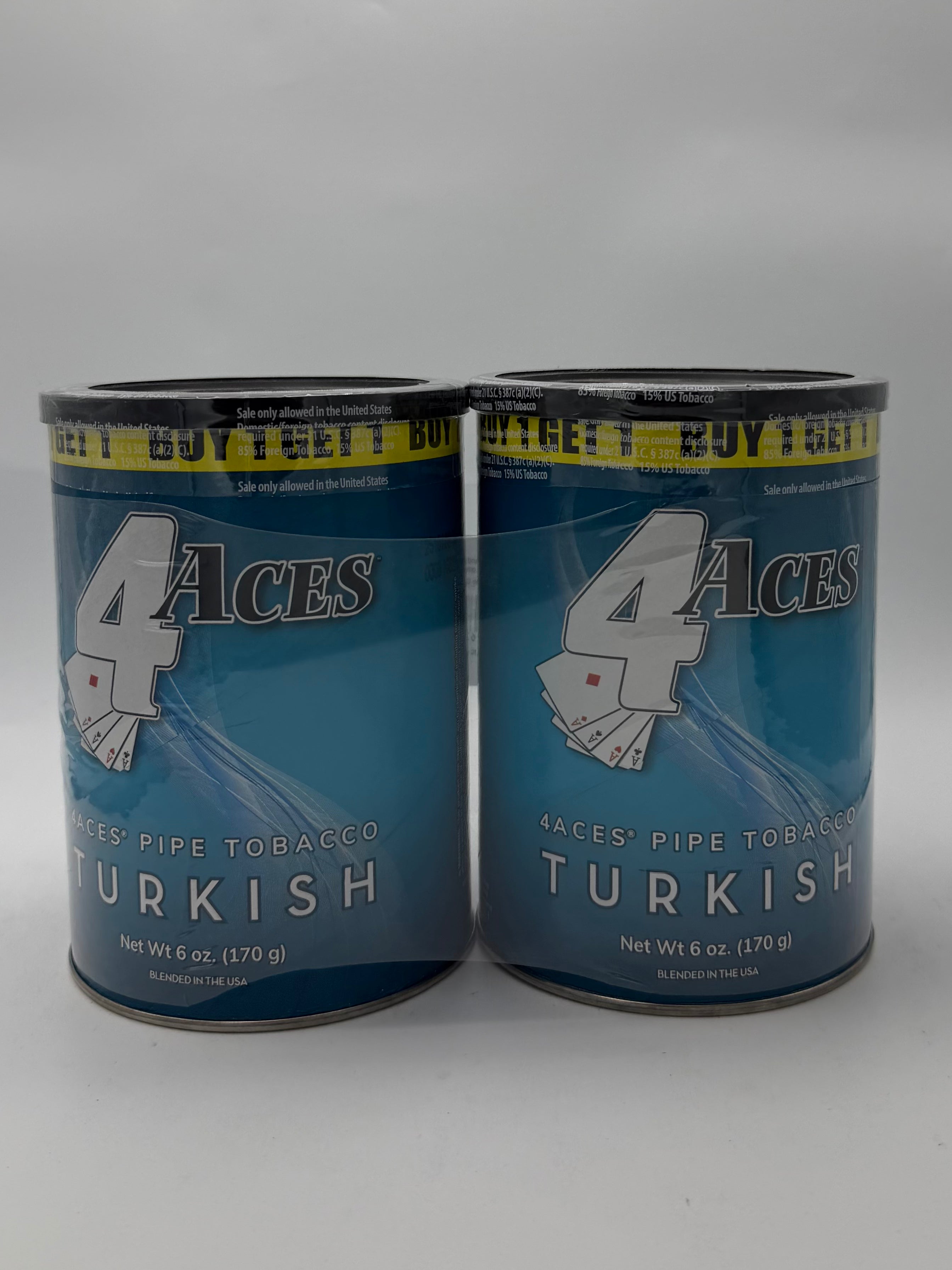 4 Aces B1G1 Pipe Tobacco Cans 2pk