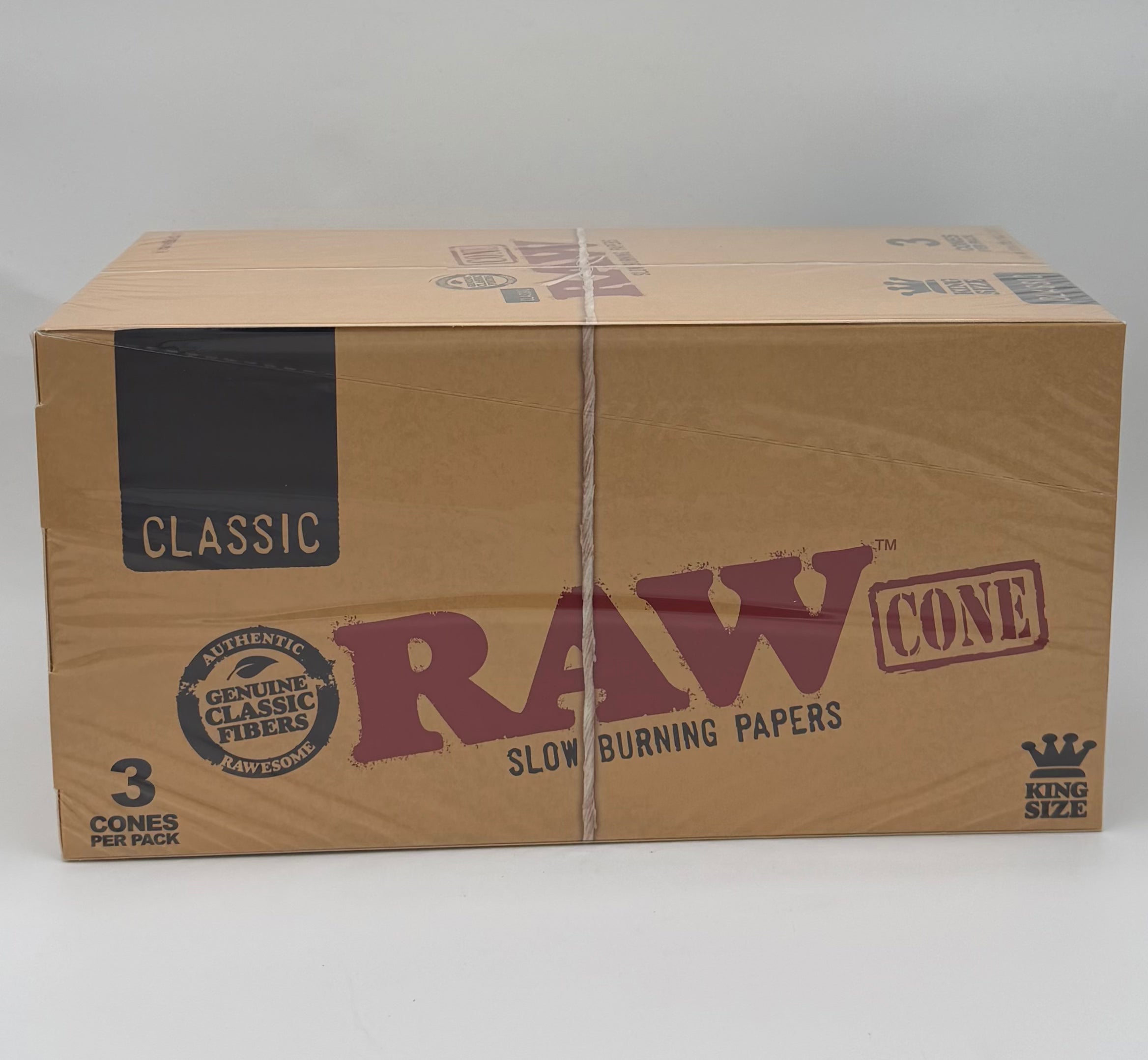 Raw Cones King Size Classic 32/3 Pk 96ct Box