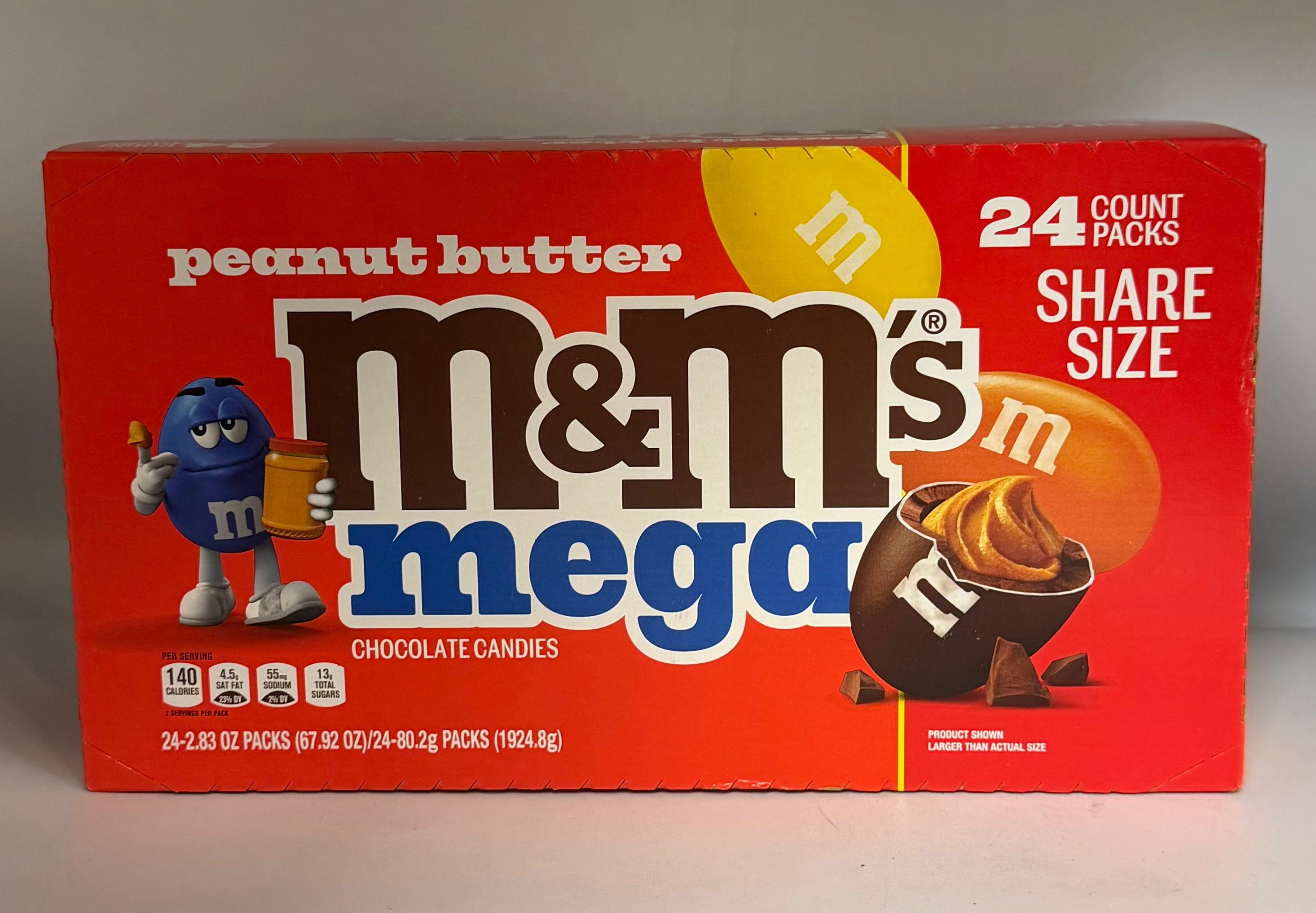 M&M's Peanut Butter MEGA Share 24ct