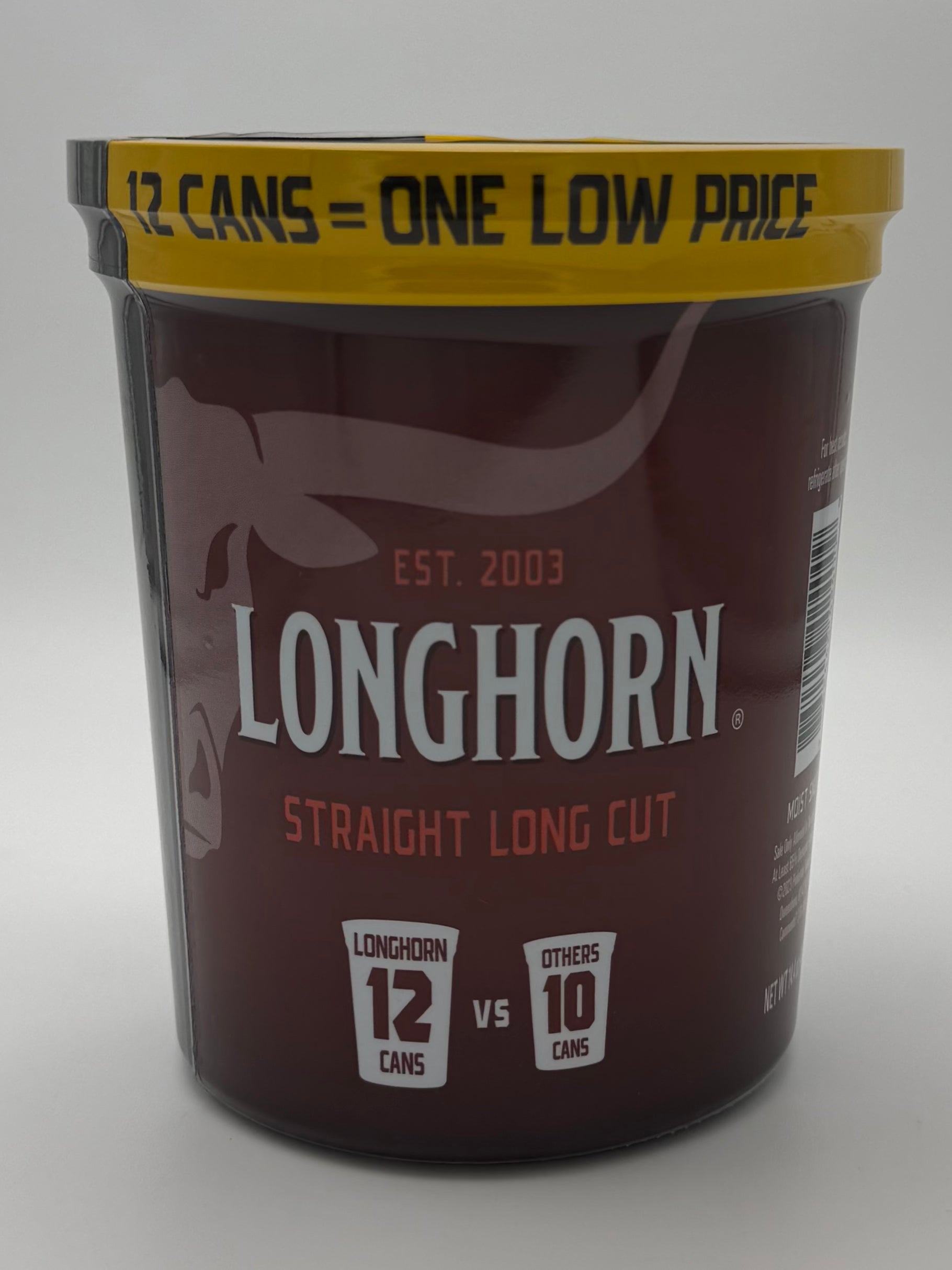 Longhorn Long Cut Straight Moist Snuff 14.4oz