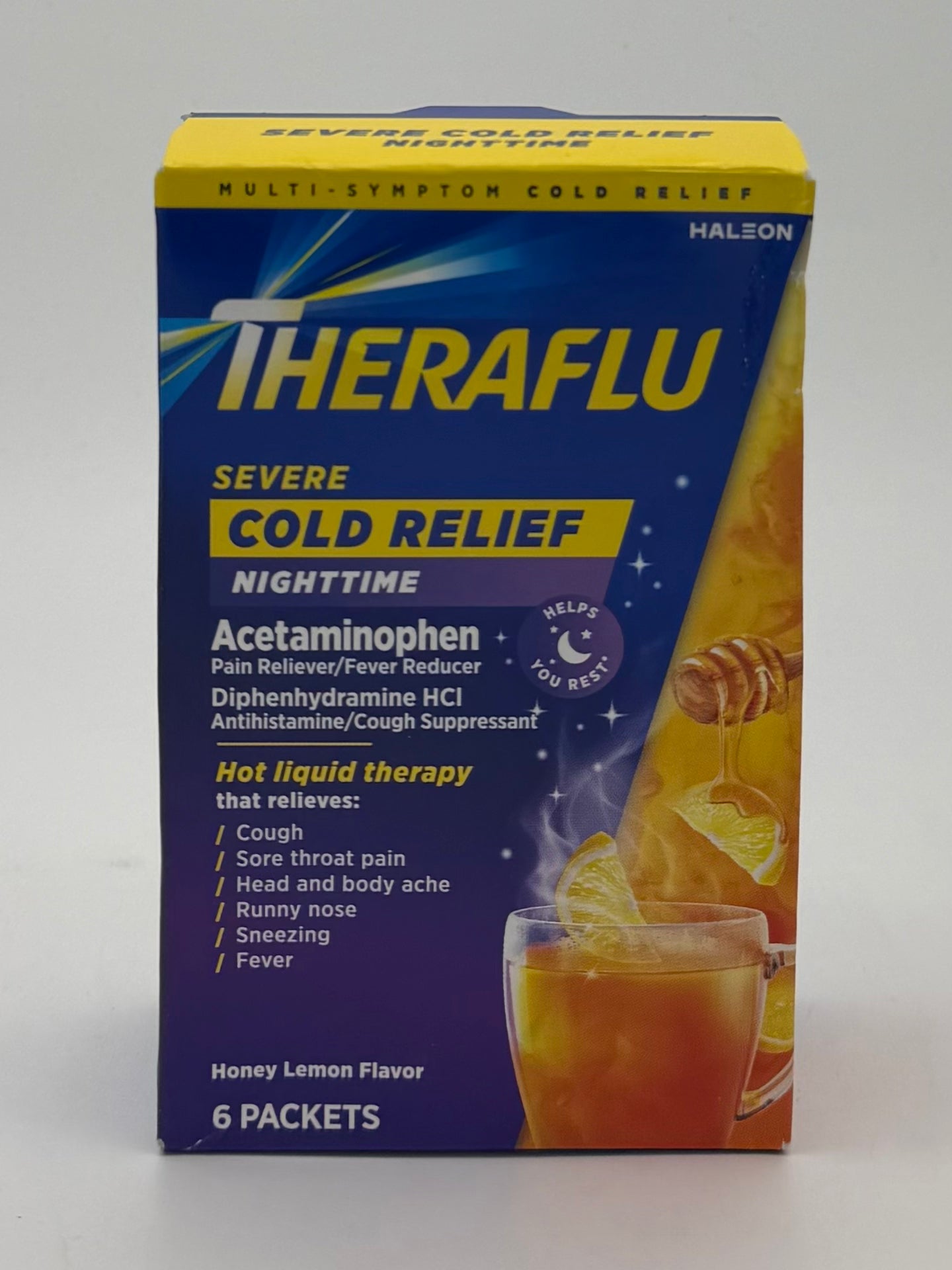 Theraflu Multi Symptom Severe Cold Night Time 6pk