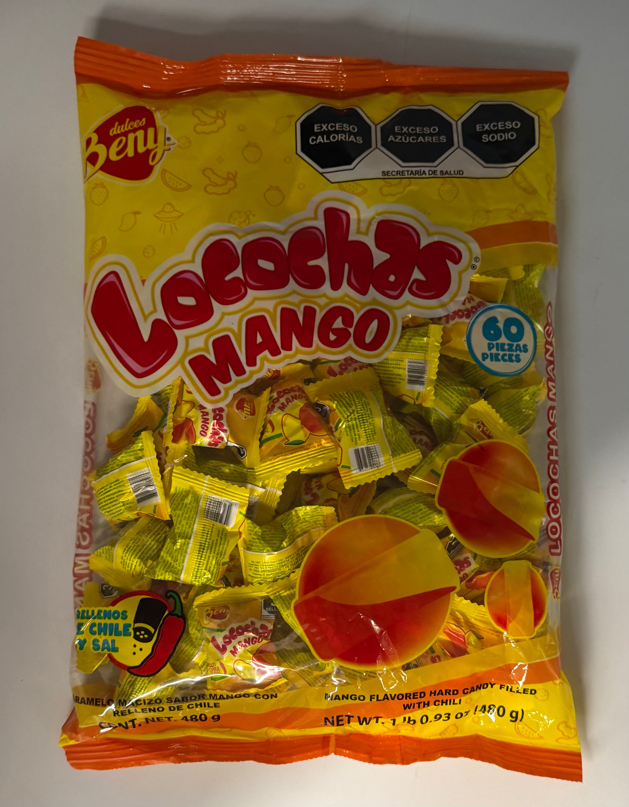 Beny Locochas Mango 60ct Net Wt 19oz