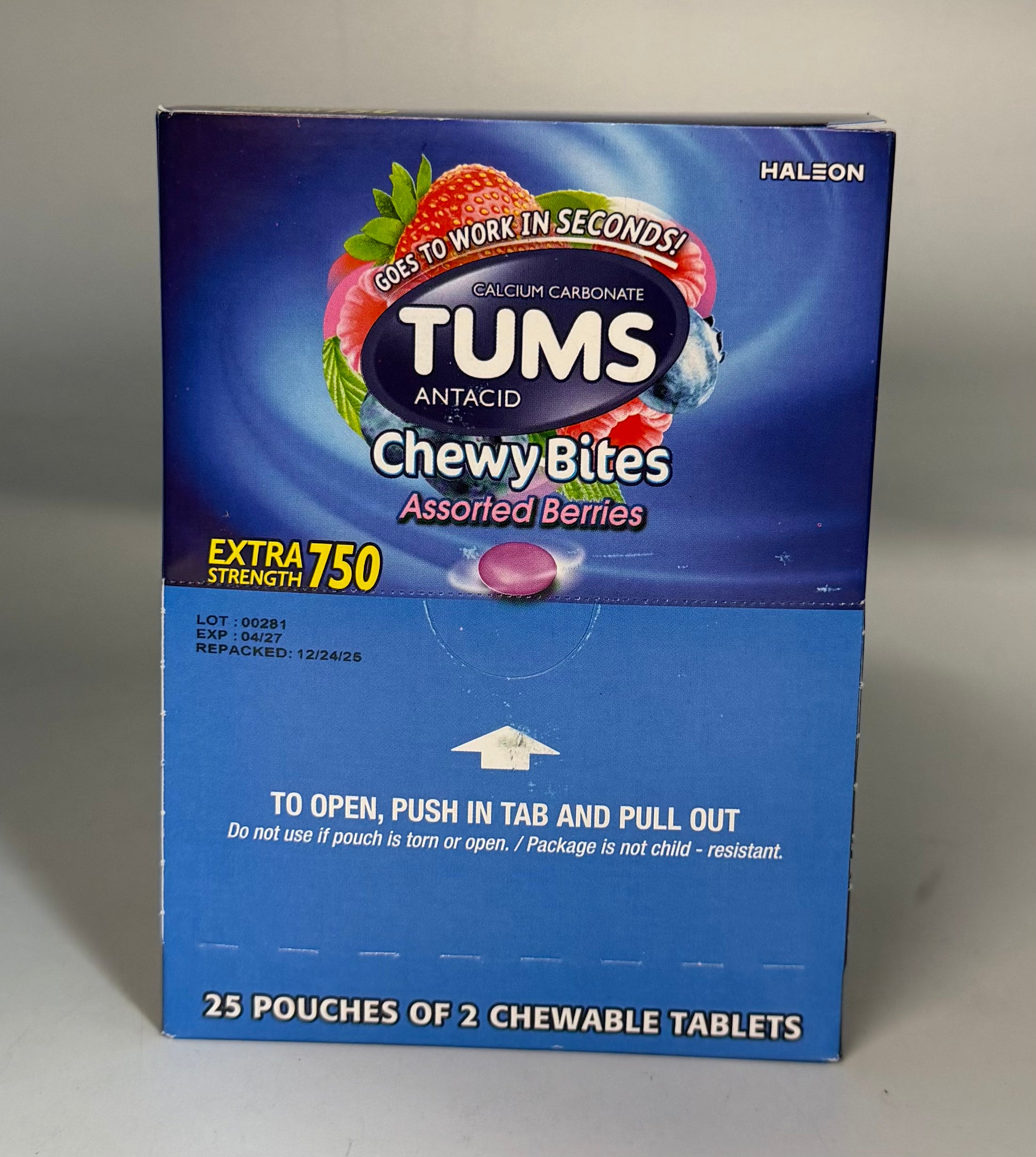 Tums Chewy Bites Extra Strength 25ct