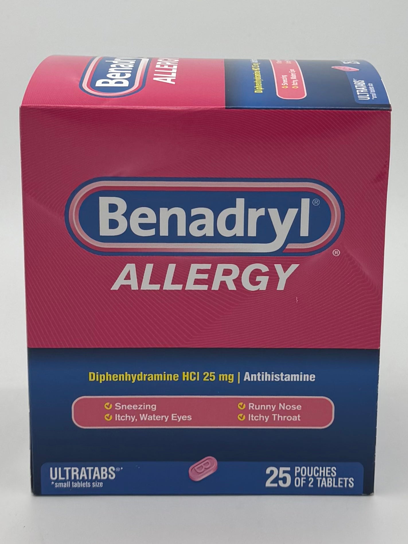 Benadryl Allergy Tablets Single 25ct