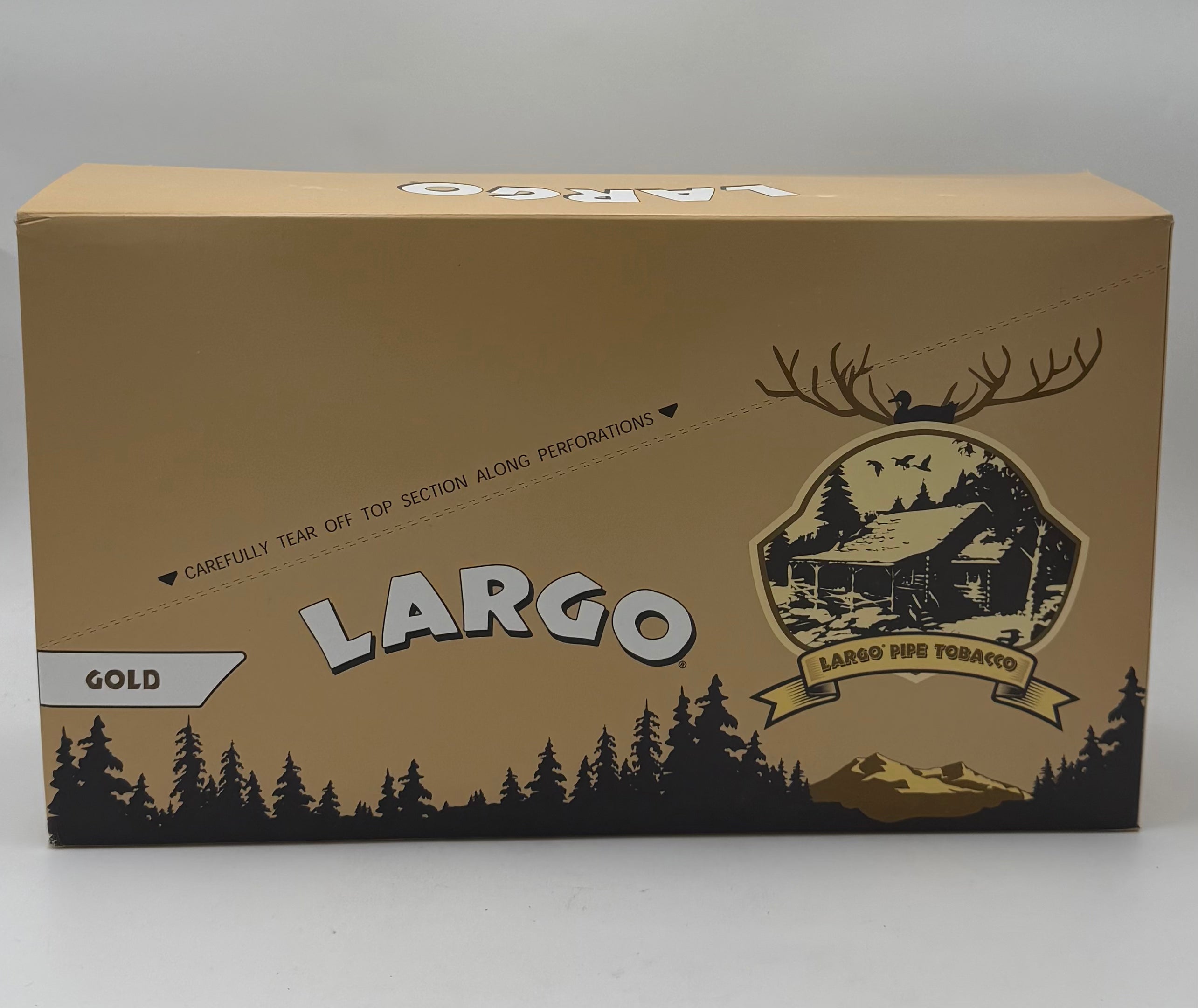 Largo Gold Pipe Tobacco Pouch 12/0.75oz