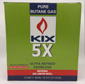 Kix 5X Pure Butane Gas 12ct Ultra Refined Odorless