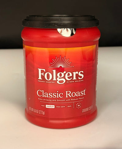 Folgers Medium Classic Roast Coffee 6/9.6oz (272g)
