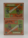 Zig Zag 1 1/4 Organic Hemp 6pk Cones 12ct