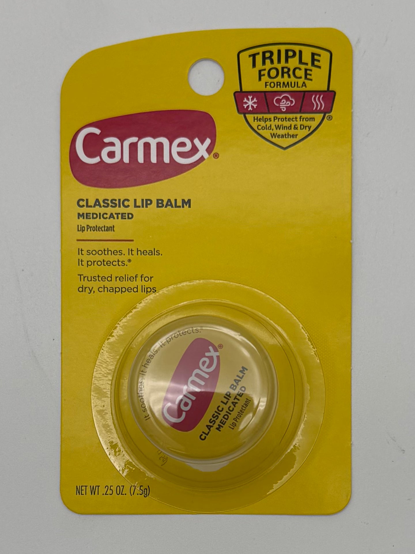 Carmex Jars Hanging Original Net Wt 0.25oz (7.5gr)