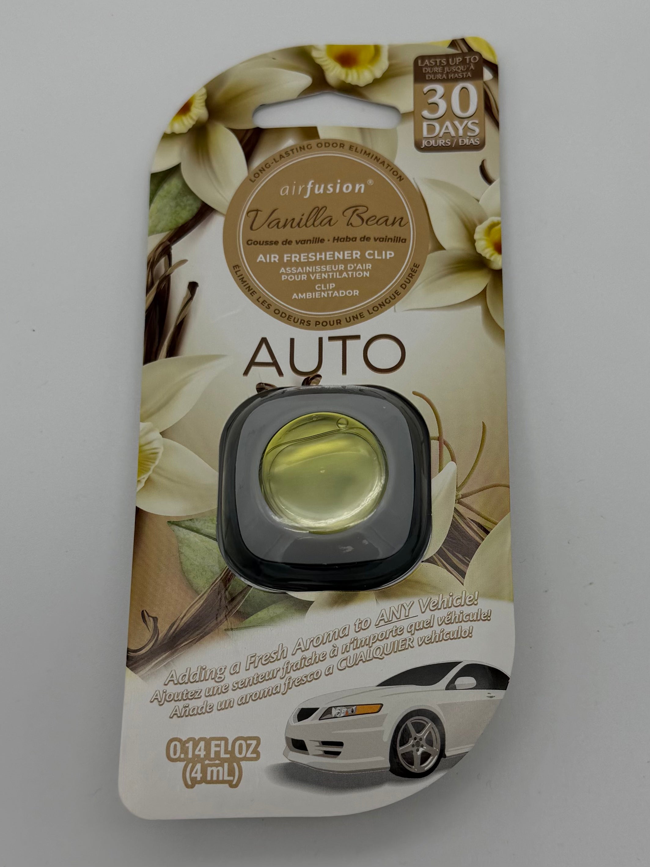 AirFusion Car VentAir Freshener Clip Vanilla Bean