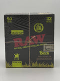 Raw Paper KSOr Slim Black 50ct
