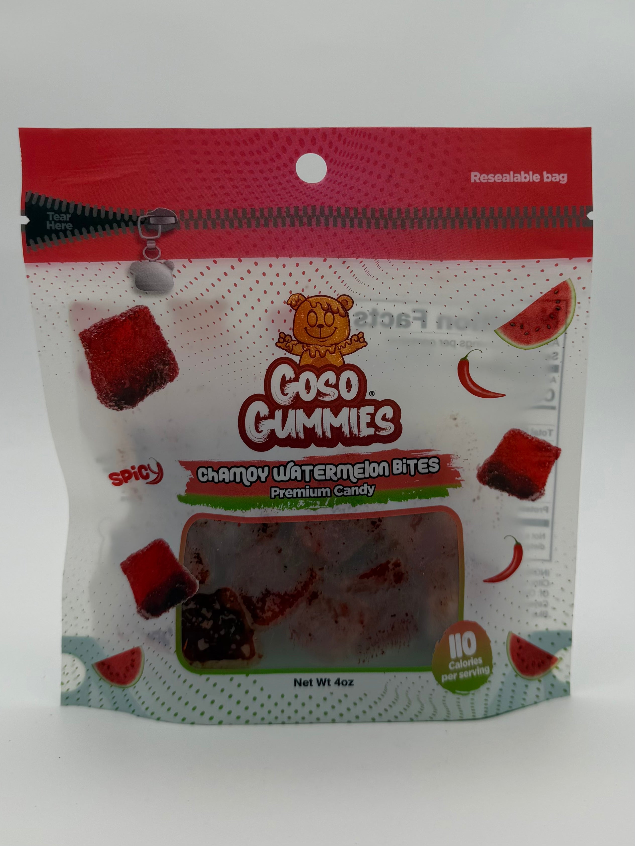 Goso Gummies Chamoy Bites Watermelon 3oz