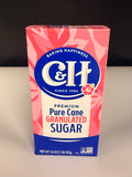 C&H Sugar 24/1lb (453gr) Net Wt. 24lb (10.88kg)