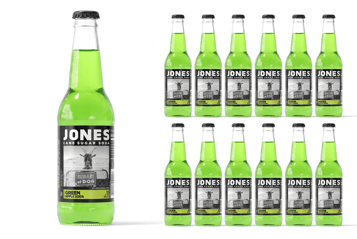 Jones Green Apple Soda 12/12