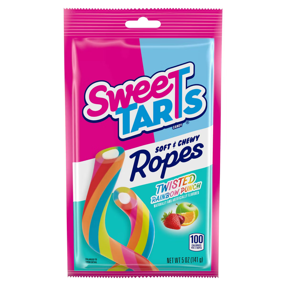 Sweet Tarts Rope Twisted Rain Soft & Chewy 5oz Han