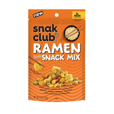 Snak Club Ramen Flavored Snack Mix 6ct Bags