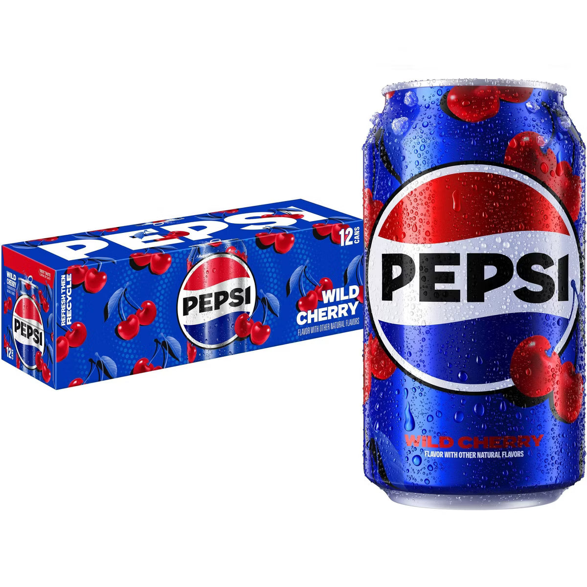 Pepsi Wild Cherry Cans 12/16oz
