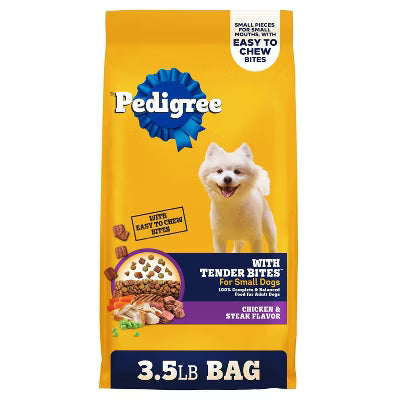 Pedigree Small Dog Chicken & Steak Flavor