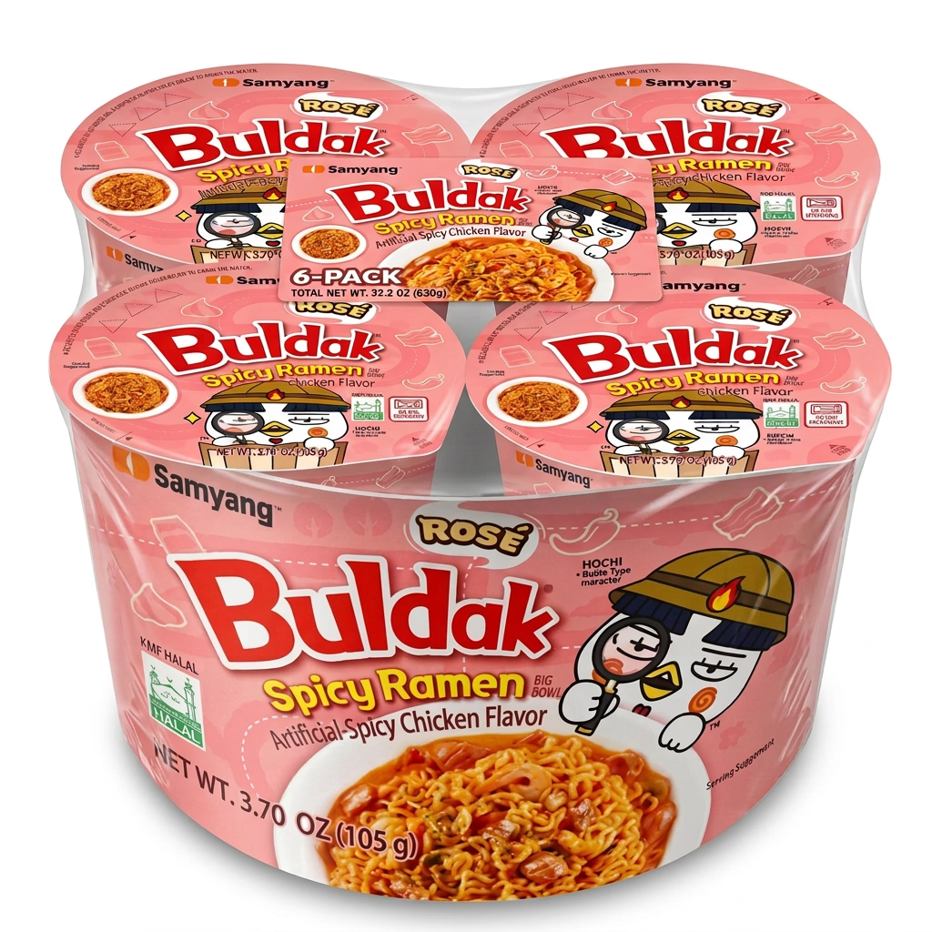Samyang Buldak Rose Spicy Chicken Ramen 6/3.7oz