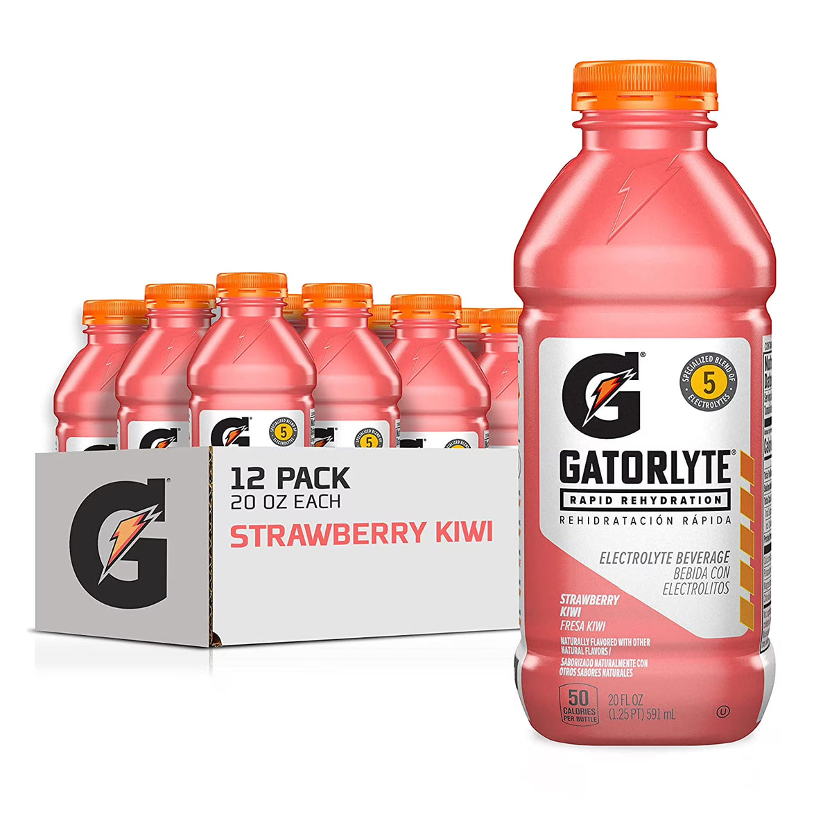 Gatorlyte Strawberry Kiwi 12/20oz