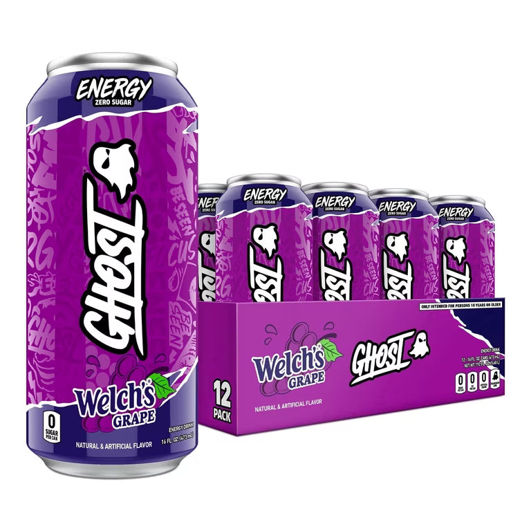 Ghost Welch's Grape 12/16oz