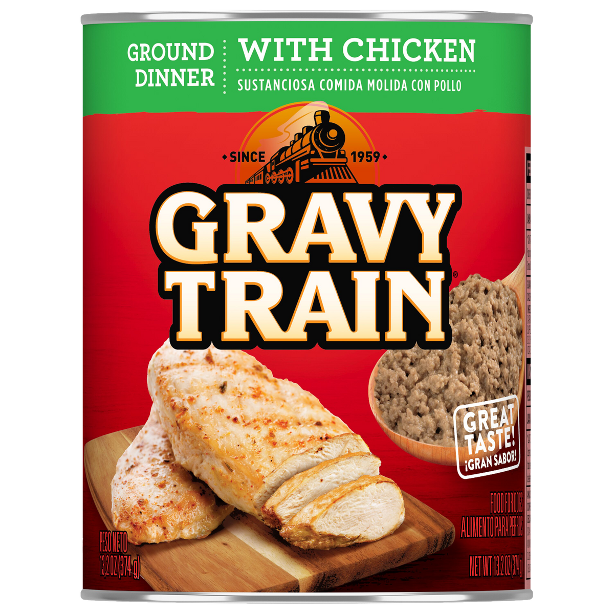 Gravy Train Ground Dinner With Chicken 13.2oz