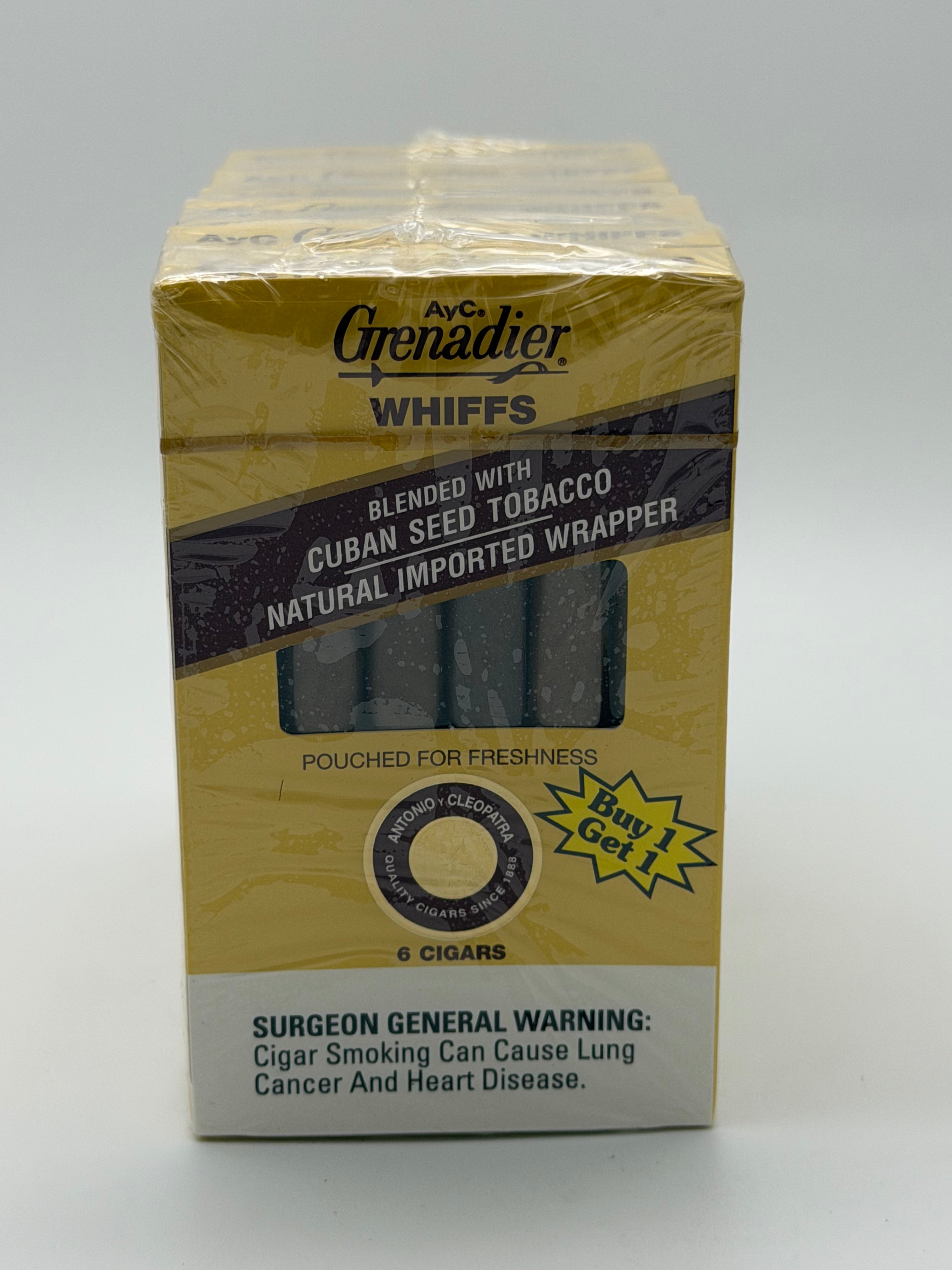 AYC Grenadiers Cigars Whiffs 5/12 Pack