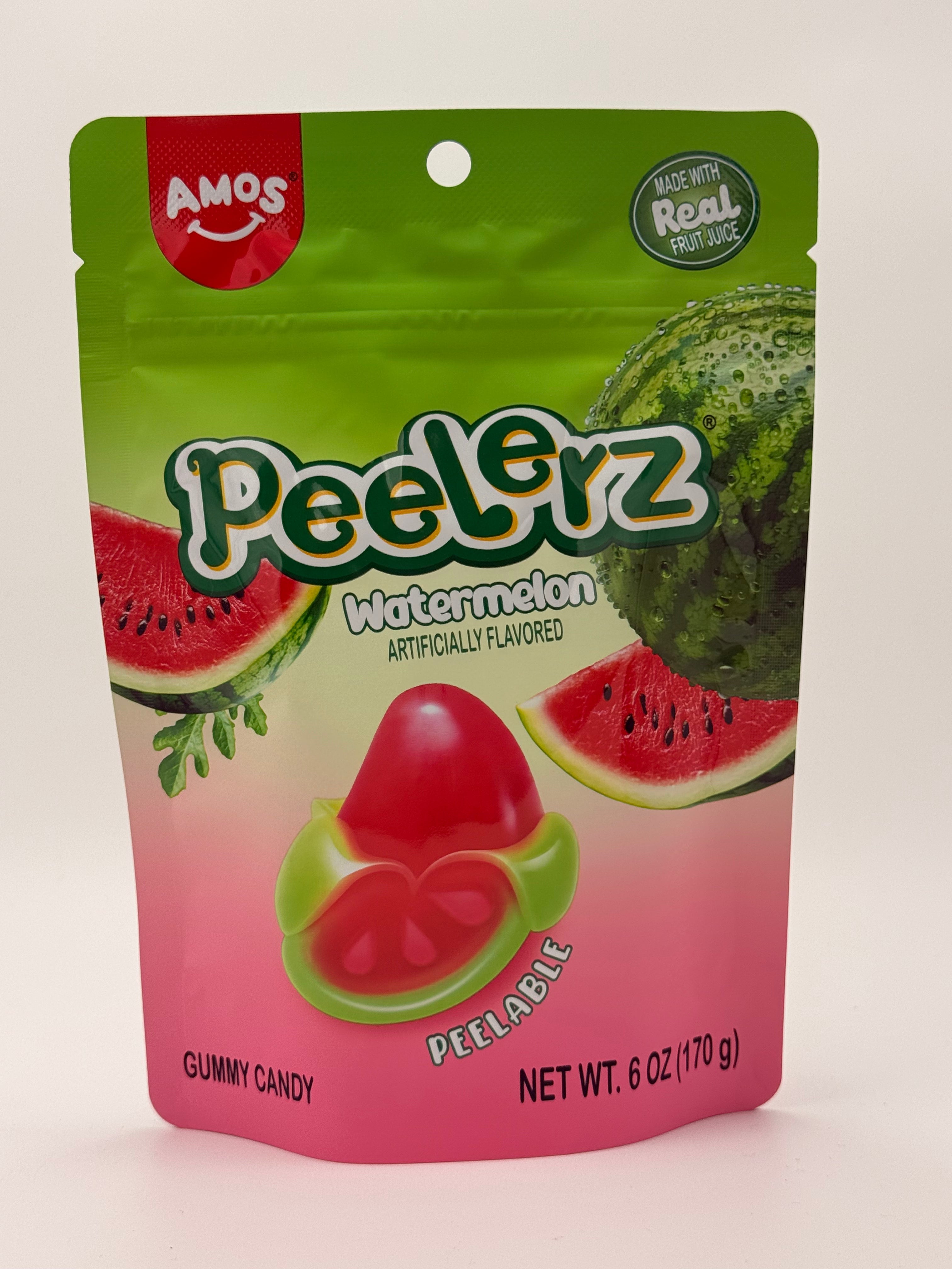 Peelerz Gummy Watermelon 6oz 170g Peelable