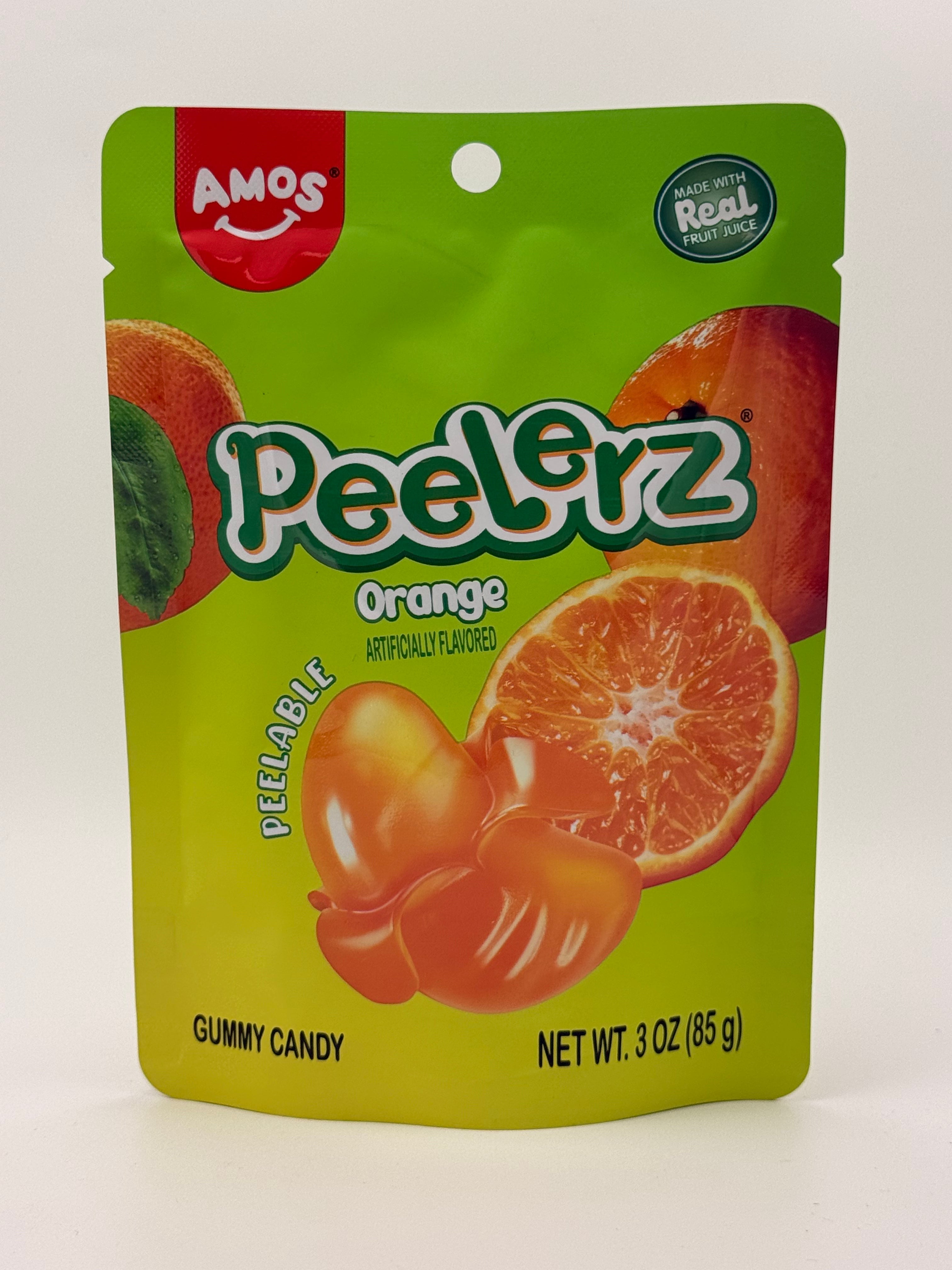 Peelerz Gummy Orange 3oz Peelable Candy