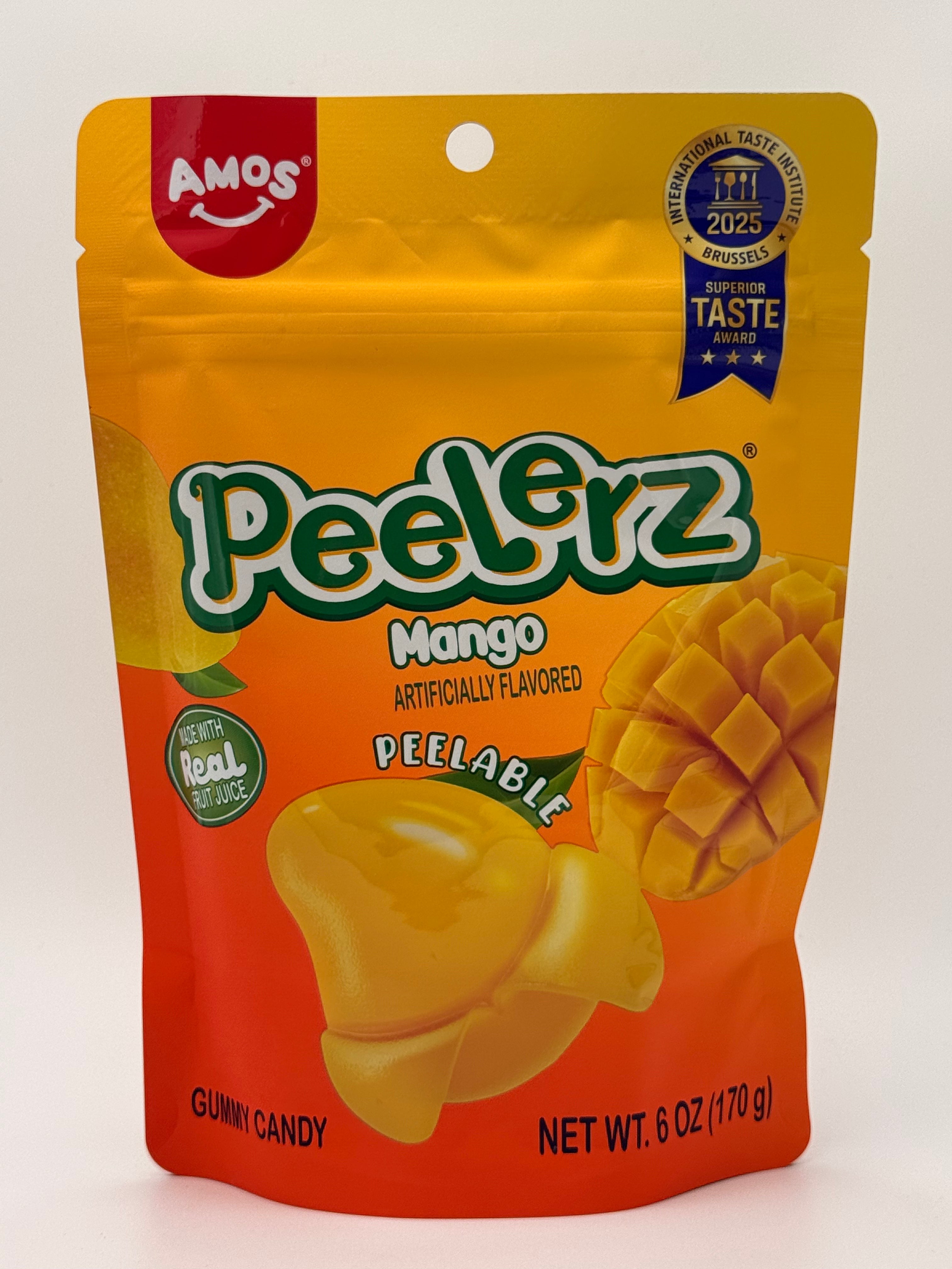 Peelerz Gummy Mango 6oz 170g Peelable