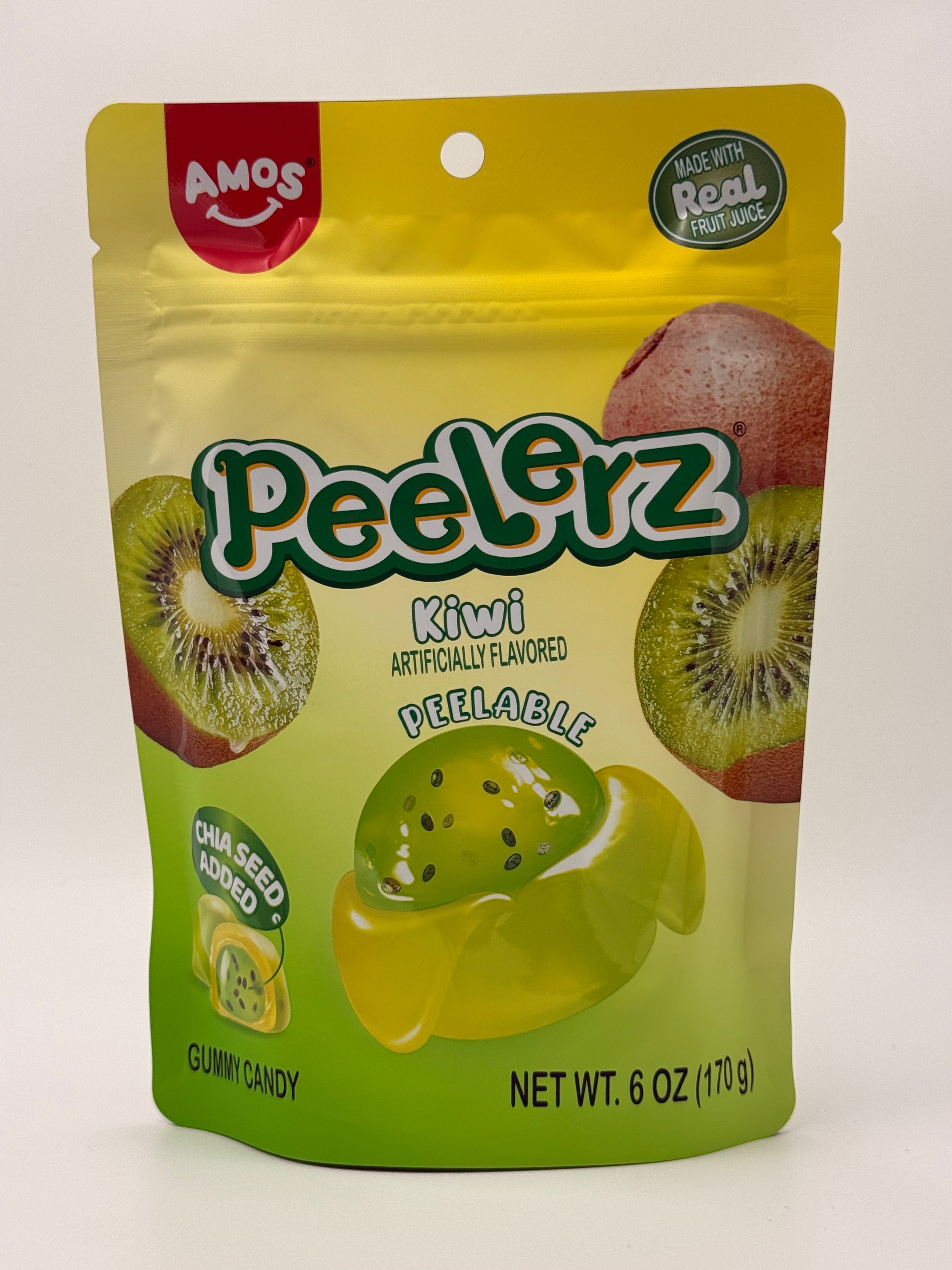 Peelerz Gummy Kiwi 6oz 170g Peelable