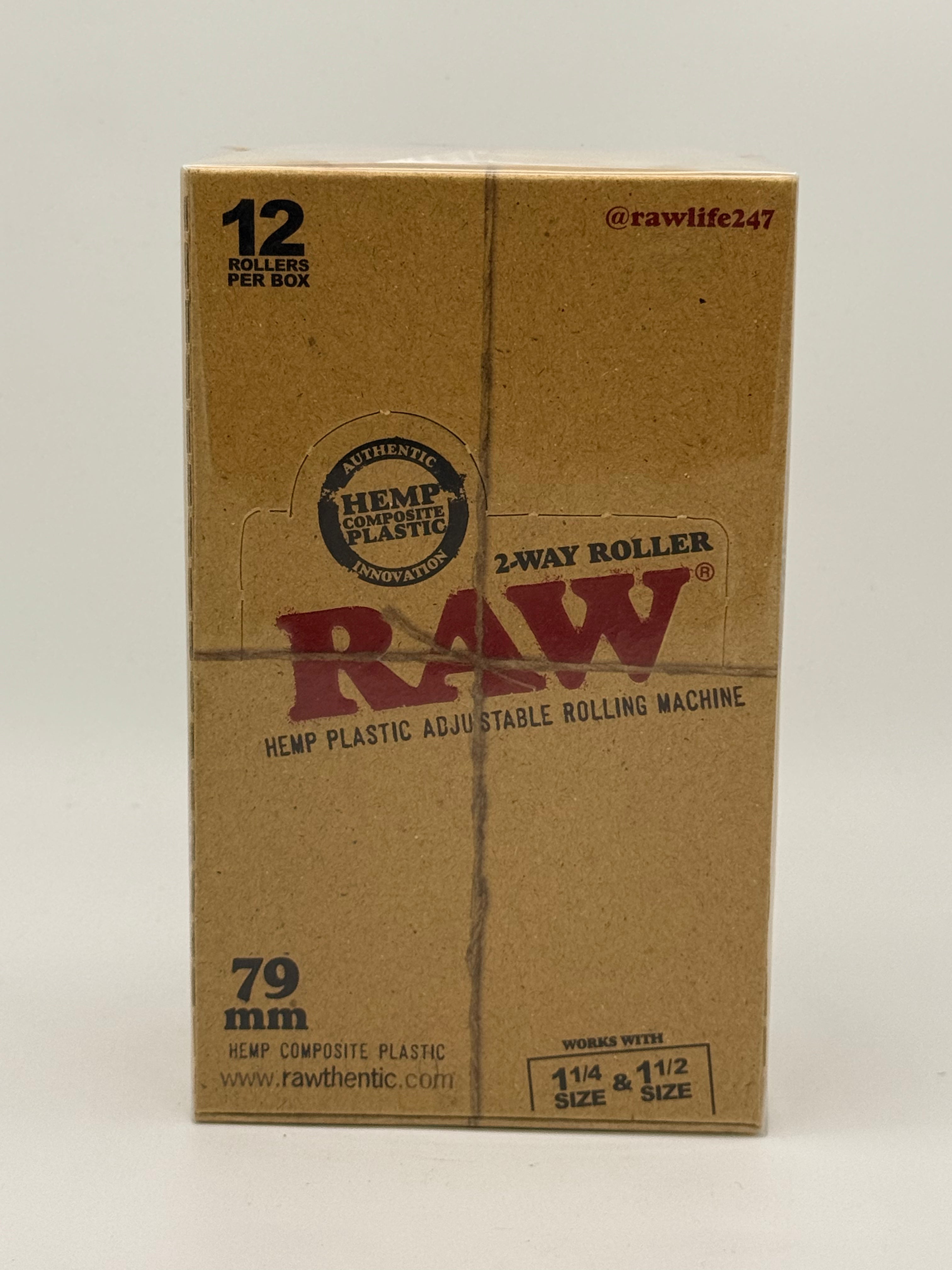 Raw Cig Rollers 79mm 12ct