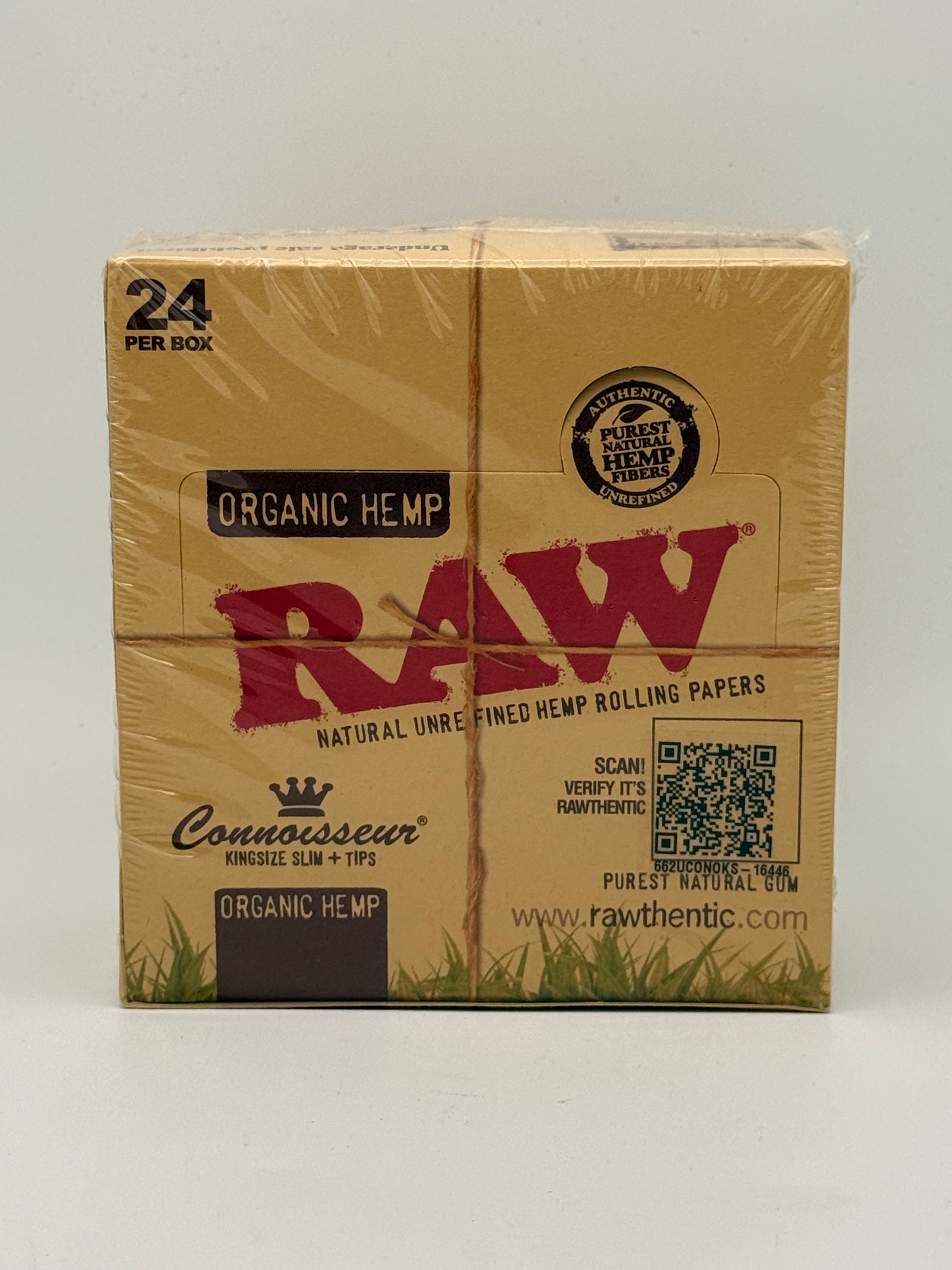 Raw Cnnsr Orgnc Kng/Slims 24ct