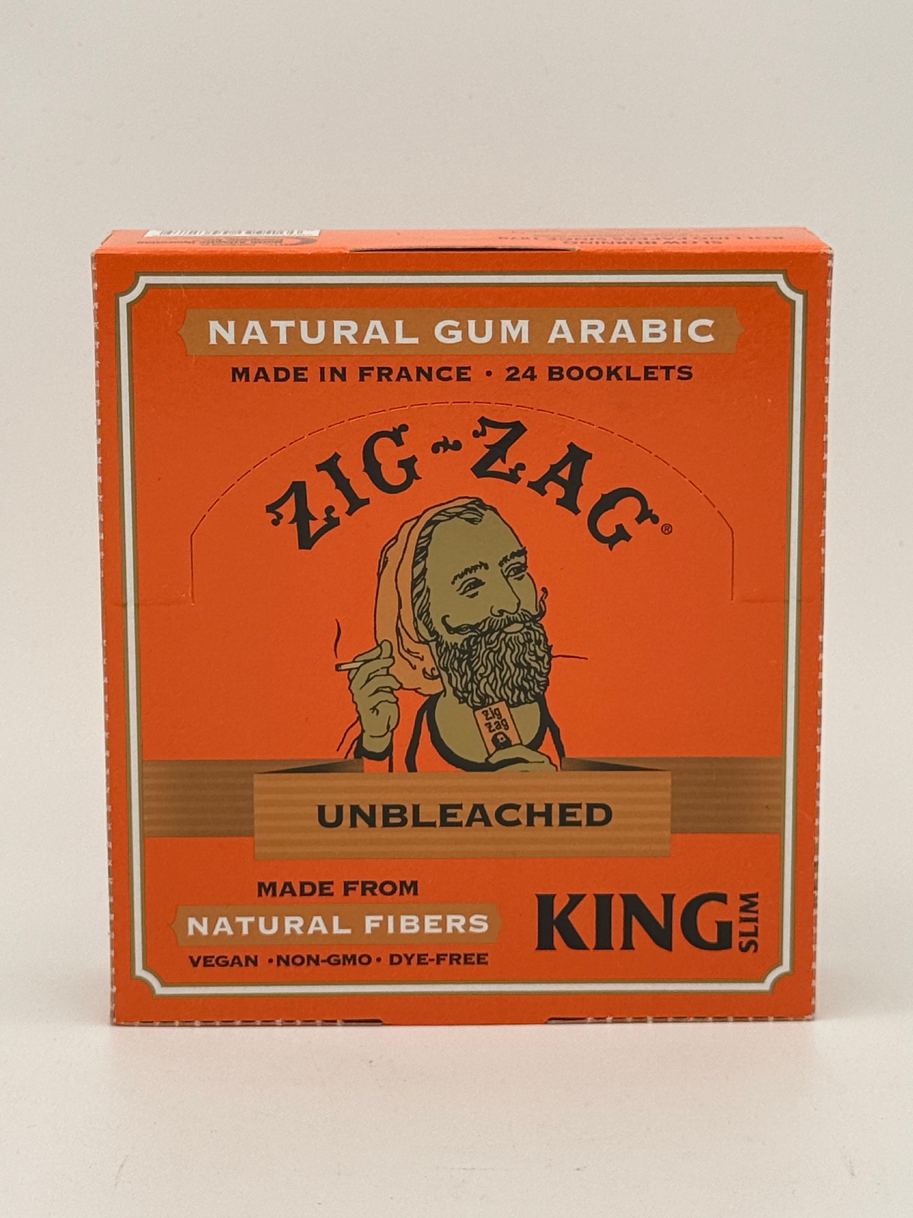 Zig Zag Papers King Size Unbleached 24ct