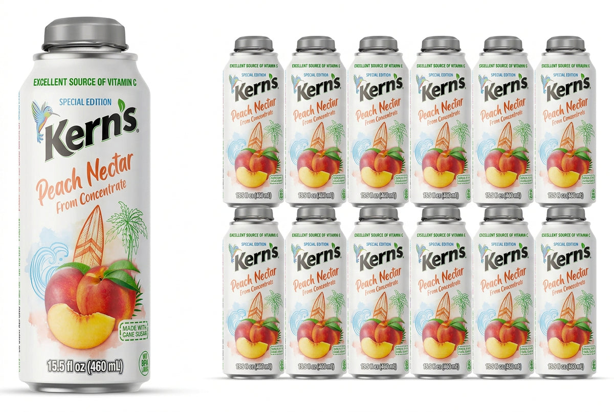 Kern's Peach Nectar from Concentrate 12/15.5oz