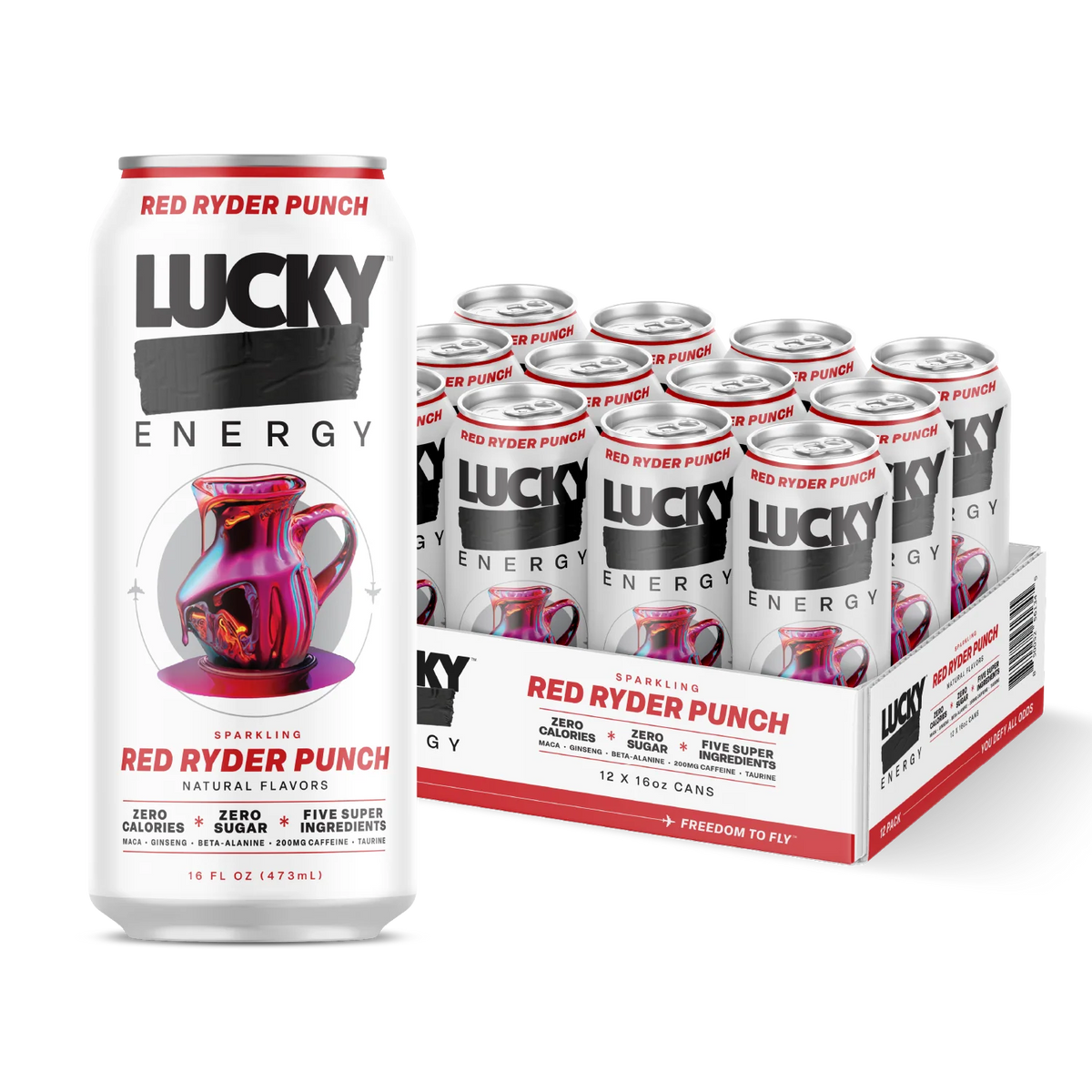 Lucky Energy Red Ryder Punch 12/16oz