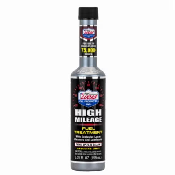 Lucas High Mileage Fuel Treatment 5.25oz
