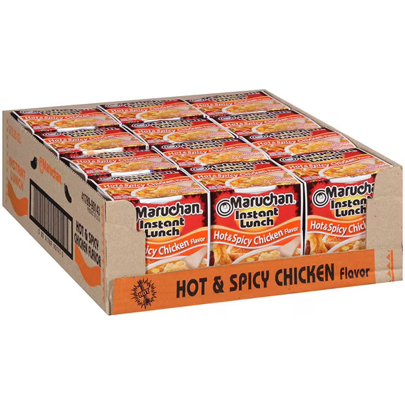 Maruchan Hot & Spicy Chicken Ramen 12ct/2.25