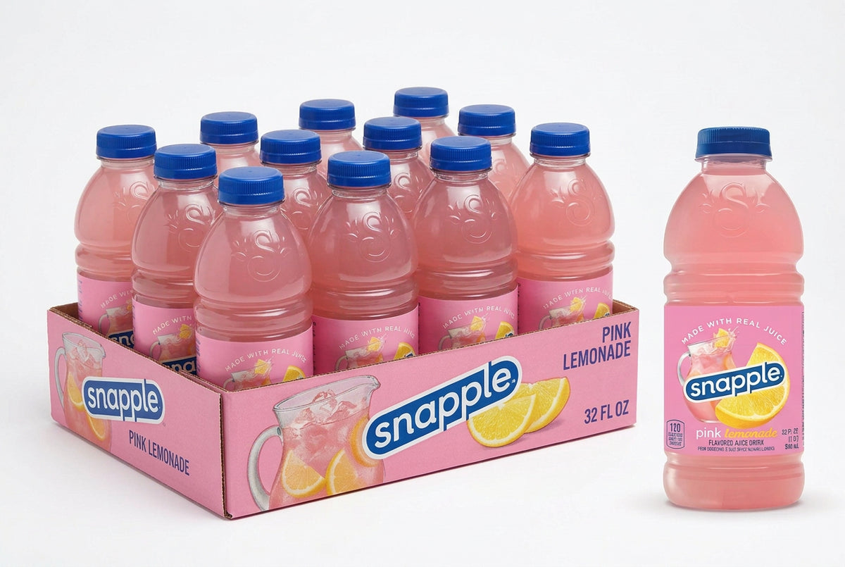 Snapple Pink Lemonade 12/32oz 946ml