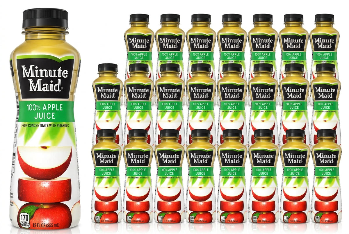 Minute Maid 100 % Apple Juice 24/12oz (355ml)
