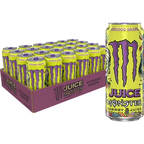 Monster Juice Energy Voodoo Grape 24/16oz