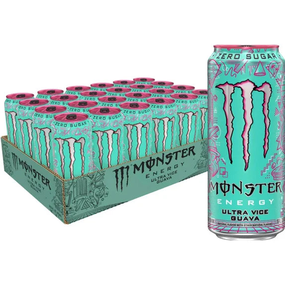 Monster Zero Sugar Ultra Vice Guava 24/16oz