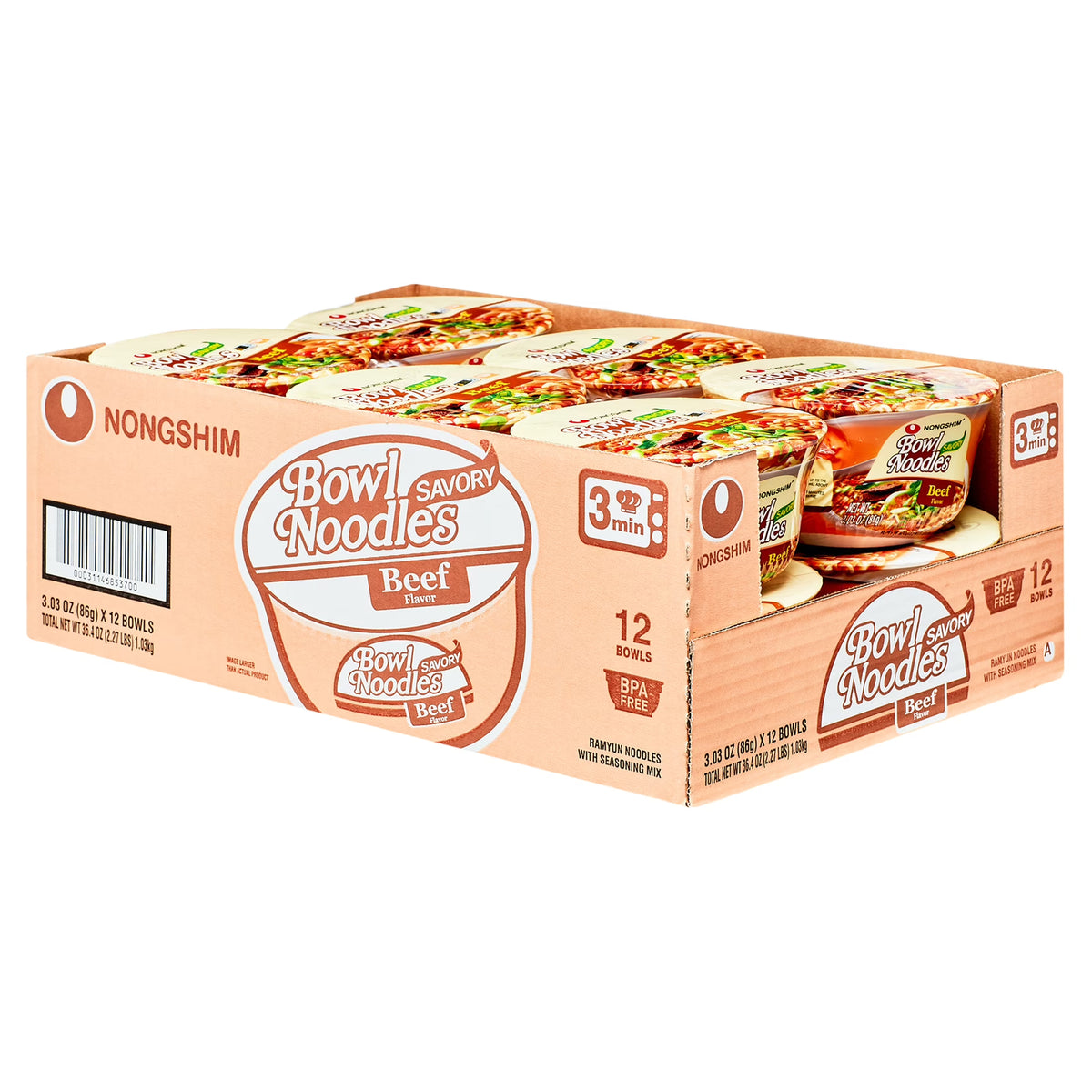 Nongshim Beef Flavor 12ct