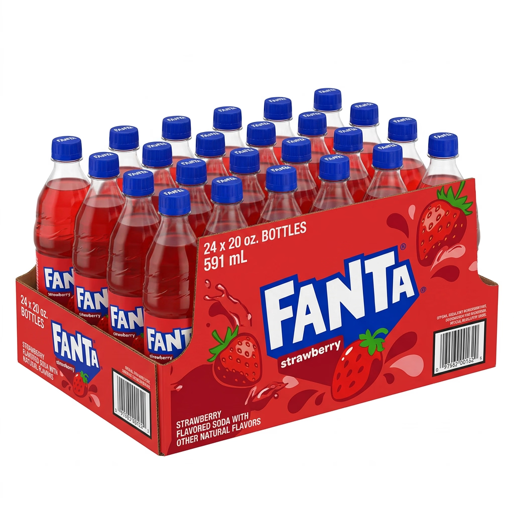 Fanta Strawberry 24/20oz (591mL) (1.25pt)