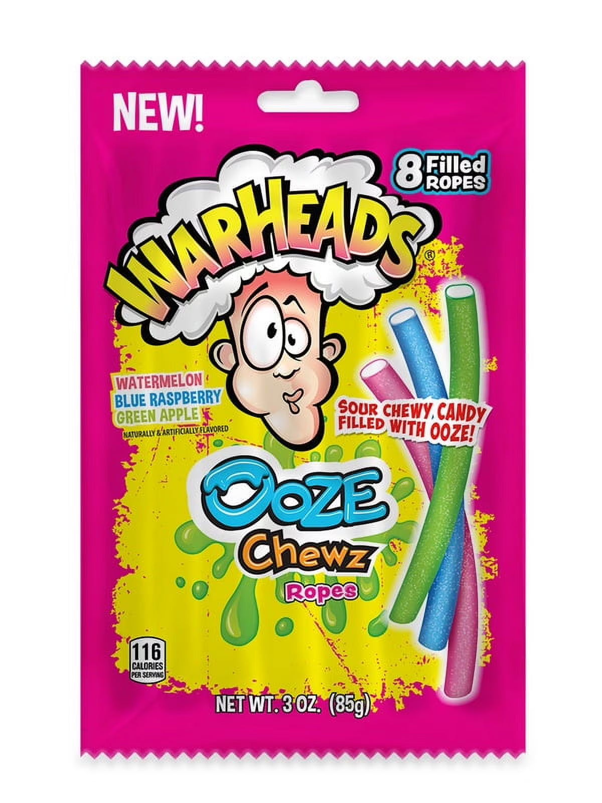 WarHeads Ooze Chewz Ropes 12ct