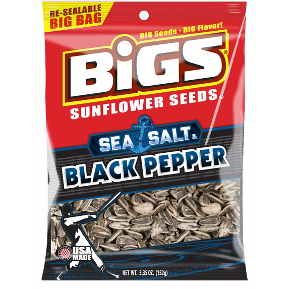Bigs Sunflower Seeds Sea Salt & Black Pepper