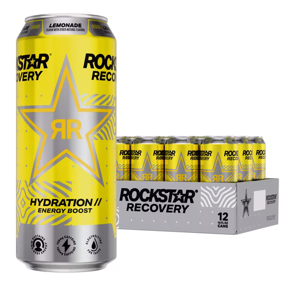 Rockstar Energy Recovery Lemonade 12/16oz