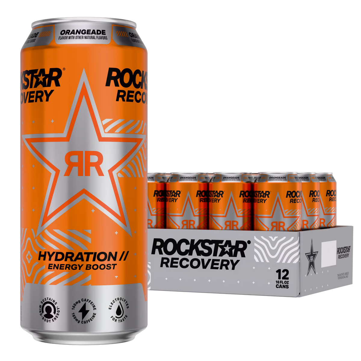 Rockstar Energy Recovery Orange 12/16oz