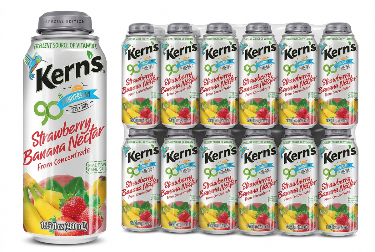 Kern's Strawberr Nectar from Concentrate 12/15.5oz