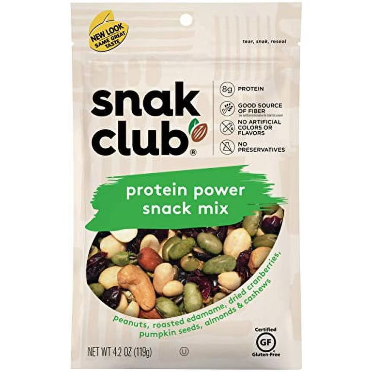 Snack Club Protein Power Mix 6ct Bags